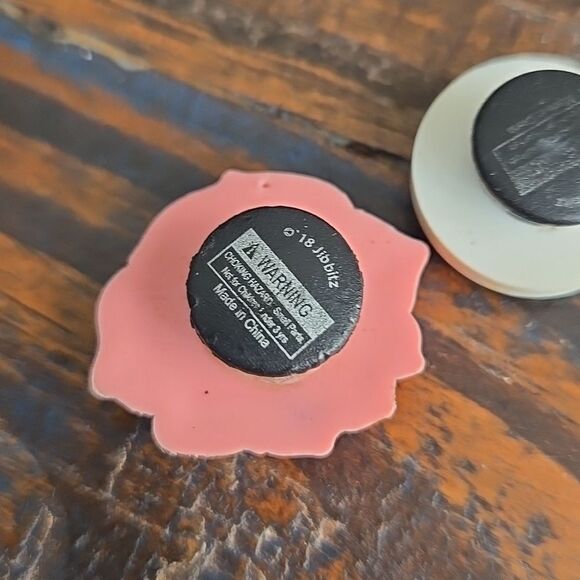 Red Rose and Peace Sign Shoe Croc Charms Set Sent As Shown Unisex Colorful - Picture 6 of 11